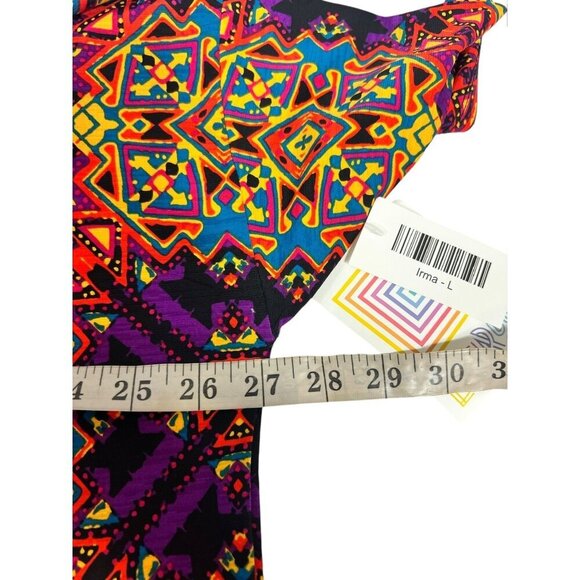 LuLaRoe Irma Women's Super Colors Comfy Top - Picture 5 of 6